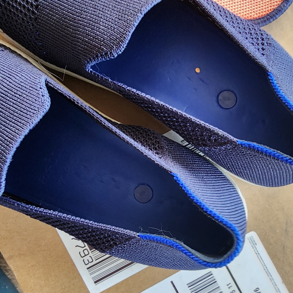 Rothys sz 8 Slip On Sneaker Navy Blue EUC - Picture 5 of 11